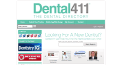 Desktop Screenshot of dental411.info