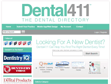 Tablet Screenshot of dental411.info